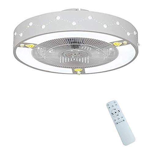 Ceiling Fan lamp Fan Light Invisible Ceiling Fan with Light led Ceiling lamp Household Invisible Living Room Fan Ceiling Fan Decoration Lighting,A