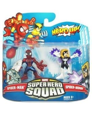 Marvel Superhero Squad Series 20 Mini 3 Inch Figure 2Pack SpiderMan SpiderWoman