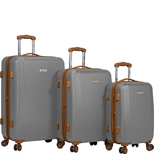 Legion 3-pc Hardside Spinner TSA Combination Lock Luggage Set, Silver, One Size