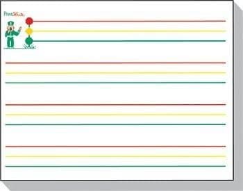 PrintWrite Practice Paper; 8-1/2 x 11; Ruled - 250 Sheets per Pack; no. KB-02140