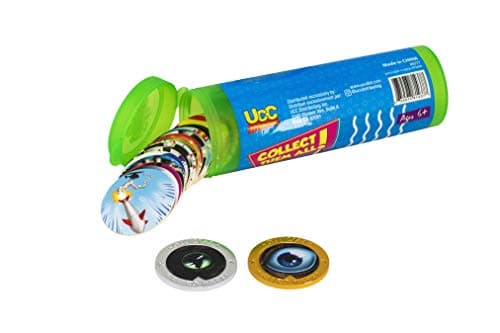 Pog Retro Kaps Green Storage Tube Starter Set Game Includes: 20 Pogs & 2 Exclusive Slammers