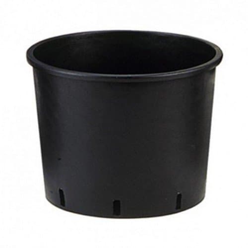 Black Pot/Round Container Without Handles 33/33cm (25L)