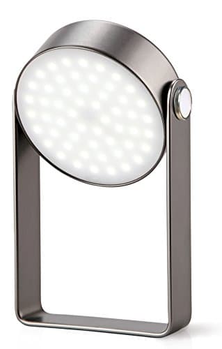 Orksun Ultra Sleek Waterproof mini Desk Lamp with 5 Adjustable levels of Brightness . Patented Design (Grey)