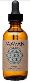 PAAVANI Ayurveda Nasya Oil - Nose Oil - Made in USA - Ayurvedic Nasal Drops - Clear Breathing - Mental Clarity - 100% Organic (4 oz.)