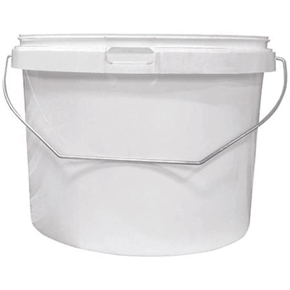 Cromar Pro GRP(Glass Reinforced Polyester) White Plastic Tub, Designed for Mixing in Catalysts and Transferring - 10 Liter