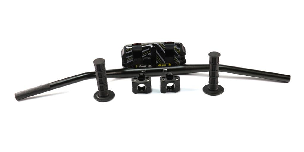 Motorcycle 28mm 1 1/8" Oversized Fat Bars Handlebars + Grips+ Bar Riser+bar Pad For Pit Dirt Bike ATV Off Road Motocross