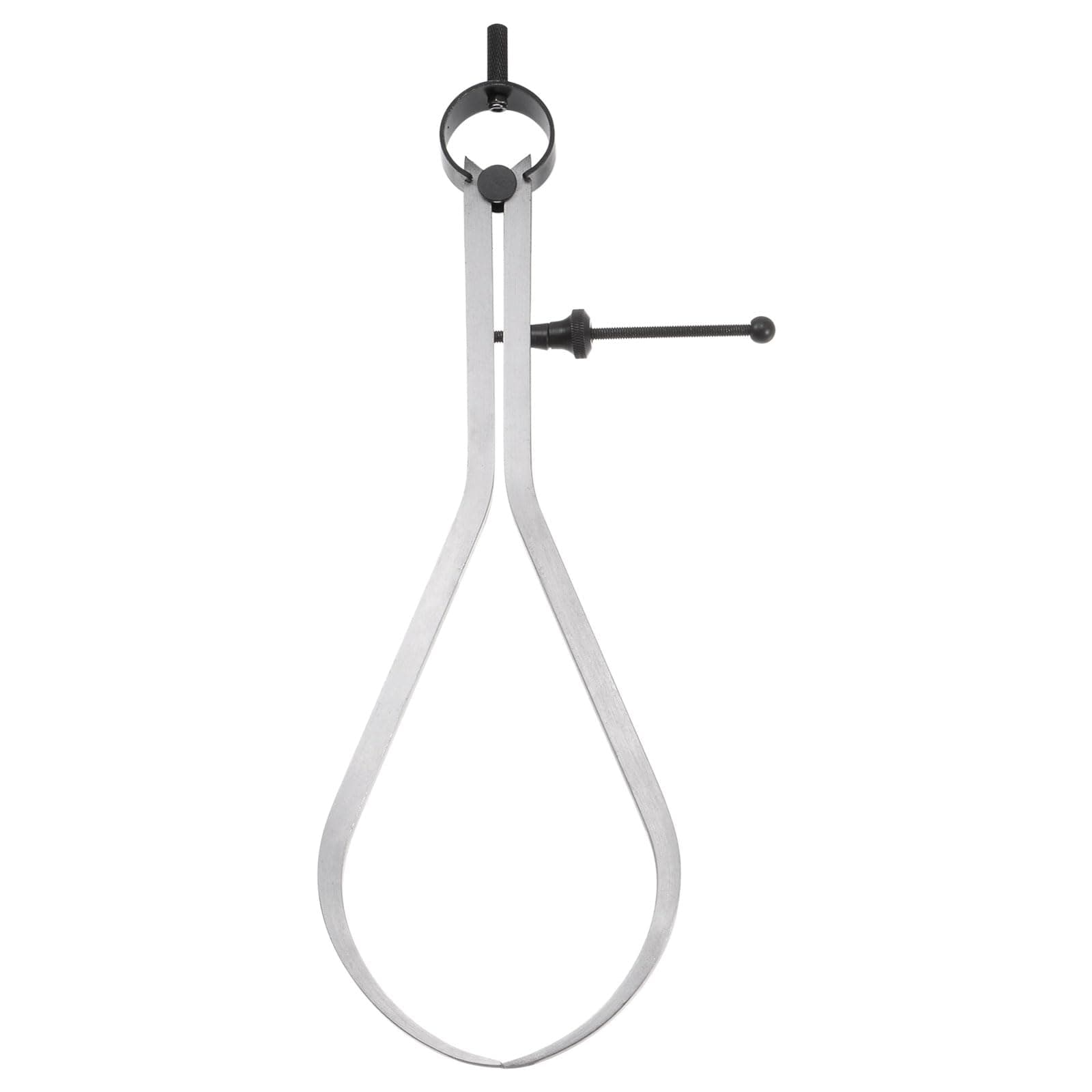 sourcing map Spring Joint Caliper 10 inch / 250mm Steel Adjustable Spring Outside Caliper with Solid Nut for Wood Turning Lathe Work