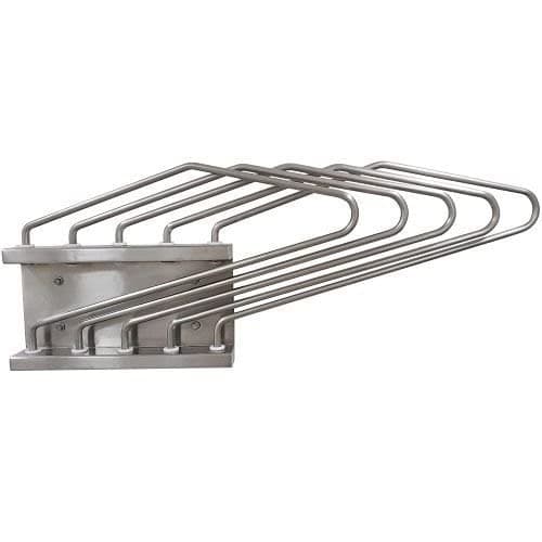 X-SHIELD APRON STAND (WALL MODEL HEAVY STAINLESS STEEL)