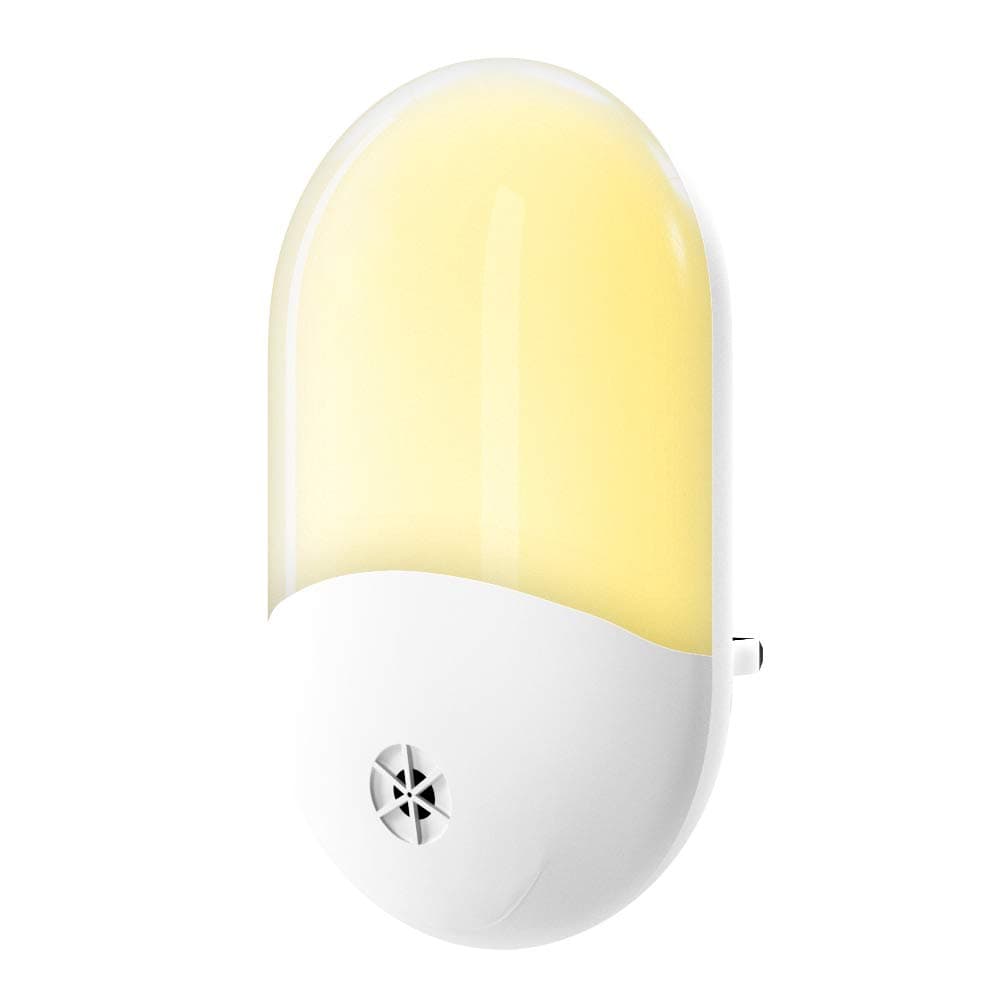 LED Night Light, Babyliya Plug in Wall Nightlight with Smart Dusk to Dawn Photocell Sensor, Automatic On/Off Warm White Lamps for Baby, Children, Nursery, Kids’ Room, Bedroom, Hallway, Stairs, Kitchen [Energy Class A+++]