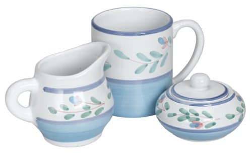 Caleca Blue Garland 6-Piece Coffee Set