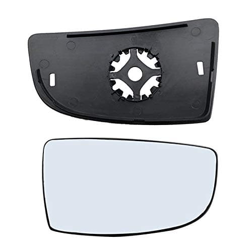 Passenger Right Side Mirror Replacement Lower Glass with Plate fit Ford Transit 150 250 350 from 2015-Onward