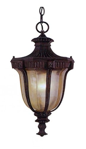 Decorative Wall Lantern Cast Aluminum Outdoor Black