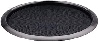 Service Ideas TR1614RIDT Tray with Removable Insert, 14" Round, Stainless Steel, Dark Tungsten
