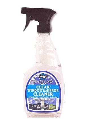 Siege Premium Clear Window and Mirror Cleaner (24 Fl Oz)