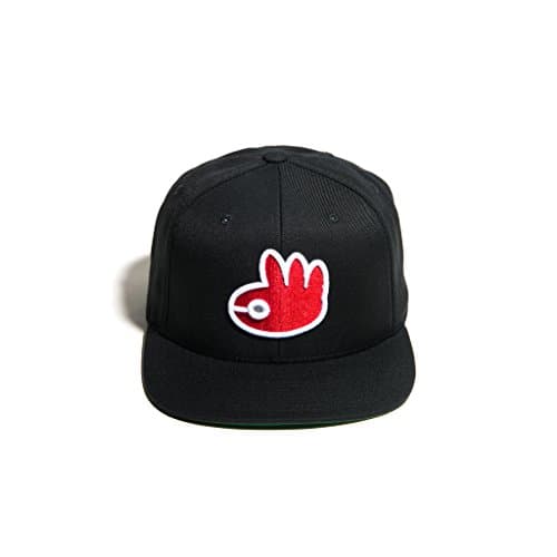 DETHRONE Men's Unofish Snapback - Black & Red