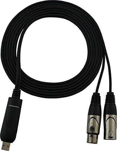 StagemasterUSB Input/Output Adapter Cable, 10FT with 8GB Storage (SMA-USB-8GB-10)