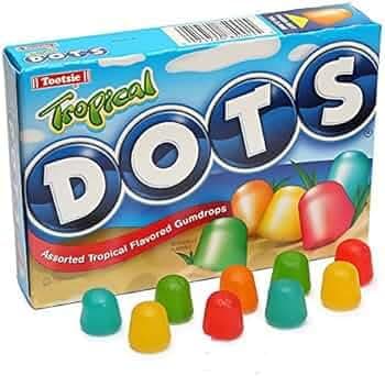 Tropical Dots Assorted Flavor Gumdrops, 6.5 oz