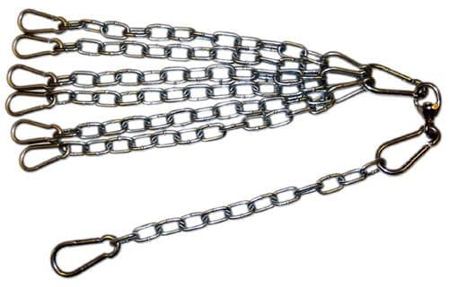 Heavy Bag Chain & Swivel Assembly (6 Snap Hooks)