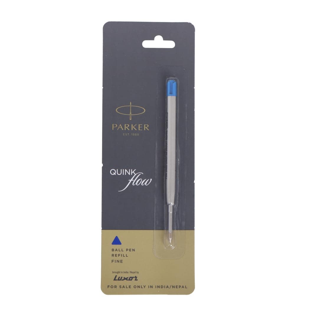 PARKER Quink Flow Refill Fine Ballpoint, Blue