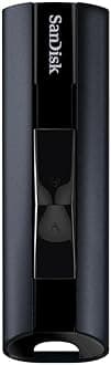 256GB Extreme PRO USB 3.2 Solid State Flash Drive - Up to 420MB/s, Durable Aluminum Metal Casting - SDCZ880-256G-GAM46,Black