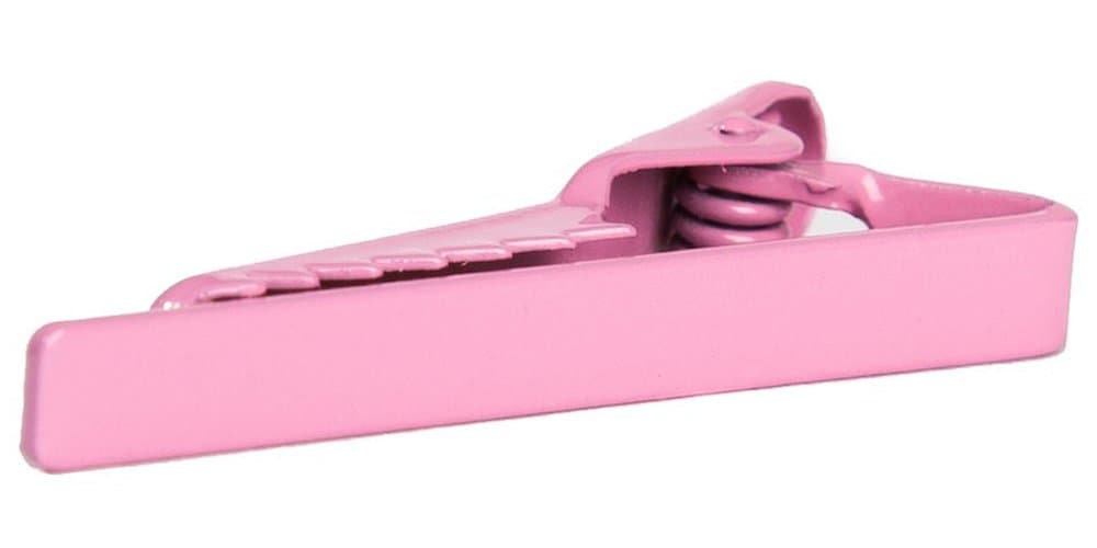 Jacob AlexanderSkinny Tie Clip 1.5" Width - Pink
