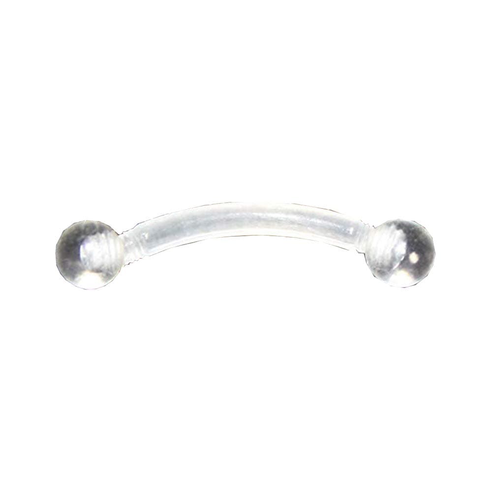 16g Bioflex Curved Barbell Piercing retainer (1 Piece)
