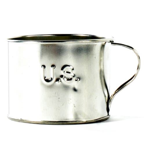 Jacob Bromwell Original Classic U.S. Embossed Tin Cup (Tin, Small)