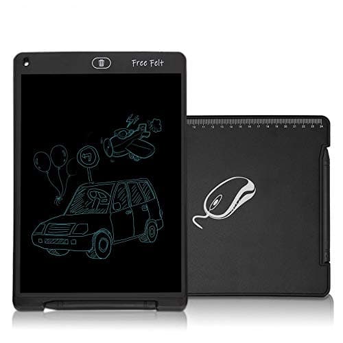 Message Board,FreeFelt LCD Writing Tablet,12Inch Large Screen Writing Tablet for Business,Home Message Board,Kid (Black)