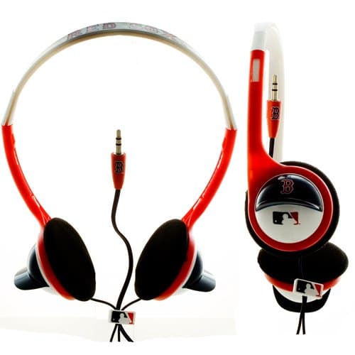 NES GroupMLB Nes Group Boston Red Sox Batting Helmet Over The Head Headphones