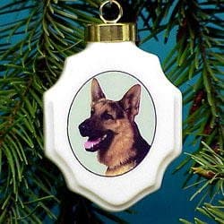 Christmas Ornament: German Shepherd