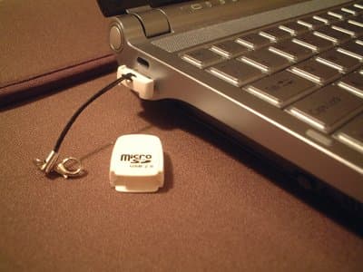 MemoryPack USB 2.0 Reader VX Nano II microSDHC microSD Flash Memory Card Reader