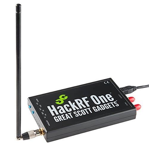 HackRF One Software Defined Radio (SDR) & ANT500 Antenna Set. Capable of Receiving All Modes in HF, VHF & UHF Bands. Includes SDR with 1MHz-6GHz Frequency Range & 20MHz Bandwidth and ANT-500