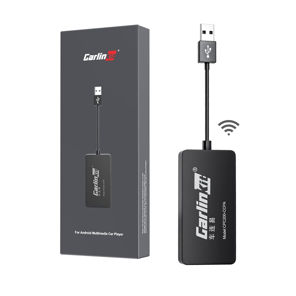 New Wireless CarPlay/Wireless Android Auto Adapter for Aftermarket Android Radio Version 4.4+,Need to install APK on car,Support Wired Mirroring/IOS 15