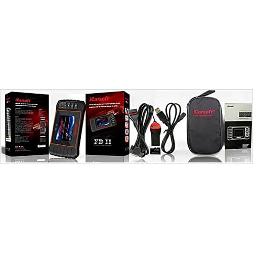 iCarsoft, RT II i907 V2 diagnostic scanner tool for Renault and Dacia vehicles, all in one device with service reset EPB