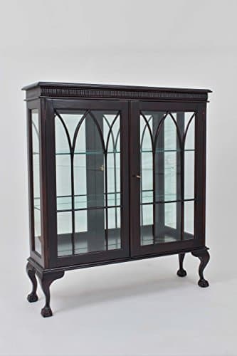 Laurel Crown Small Chippendale China Cabinet