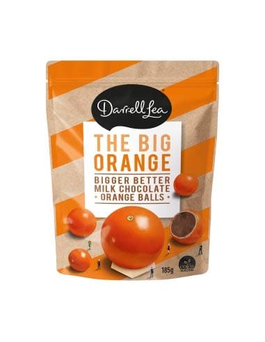 Darrell Lea The Big Orange 185g x 12
