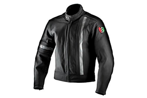 Corazzo Men's 5.0 Leather Jacket (Black, Small)