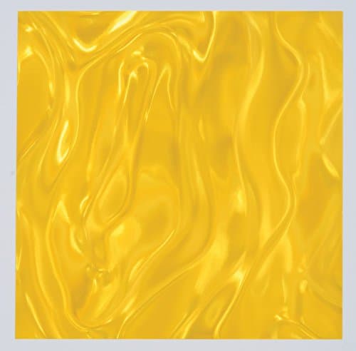 12"x12" Yellow Moire Holographic Plastic Sheet