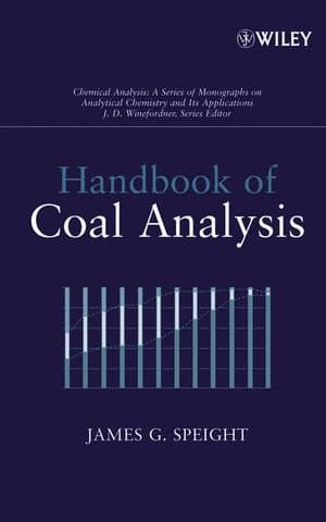 Handbook of Coal Analysis 1st Edition