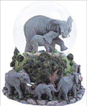 WLM Elephants Musical Snow Globe - Born Free