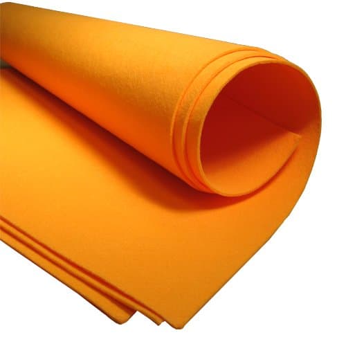 The Felt Store Chamois Value Pack (100 Pieces): 19" x 27", Orange