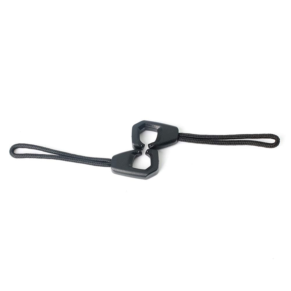 Zipper Pulls Anti Thief Nylon Cord Zipper Pulls Fits,Anti Theft Zipper Fixer (Black 12 PCS)