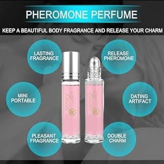 Gemse Pheromones Perfume for Women, Long-Lasting Portable Roll On Perfume Fragrances (5 Pcs)