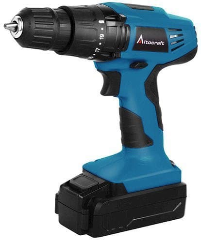 BEST VALUE Altocraft 18-Volt NiCd Cordless 3/8" Drill/Driver, Variable Speed, Battery Charger