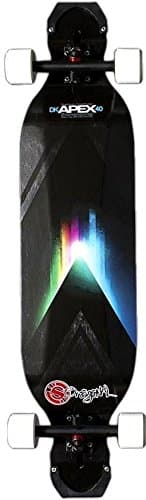 Original Apex 40 Diamond Drop Complete Longboard Premium With Caliber II Trucks, Blood Orange Liam Morgan 65mm 84a Wheels, PK Guards