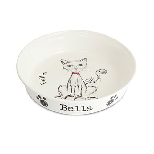 Personalised Scribble Cat Bowl by C.P.M.