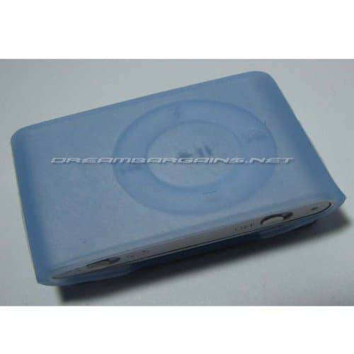 DB Premium Silicone Sleeve for iPod Shuffle 2 = 3 pack -Blue, Black and Pink