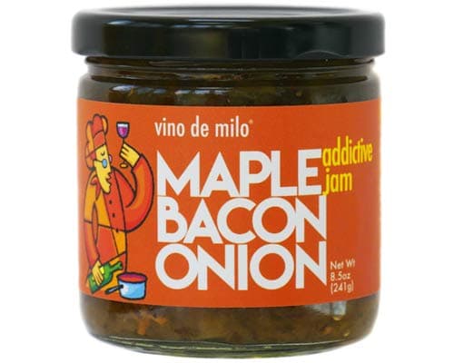 Maple Bacon Onion Jam - Vino de Milo - 8.5 oz, single pack - Incredibly Addictive - Gluten-Free Treat