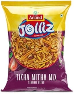 TASTEA Anand Jolliz namkeen mix | Tikha Mitha Mix Namkeen | Ready To Eat Snack | Indian Snack | Chai Time Namkeen | 200 gm each | Pack of 2