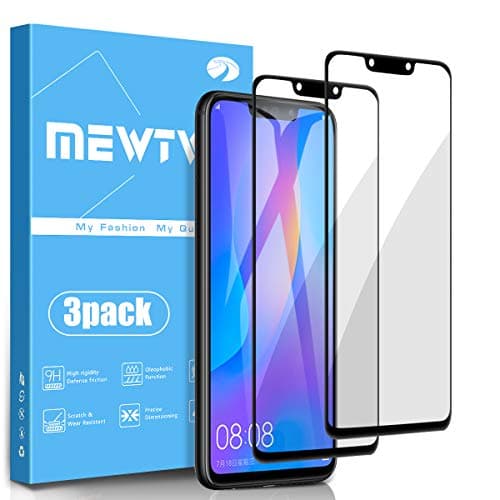 Huawei Nova 3i Tempered Glass Screen Protector (3 Pack) [ HD Anti-Fingerprints][Anti-Scratch][Bubble Free] Screen Protector for Huawei Nova 3i Glass Screen Protector